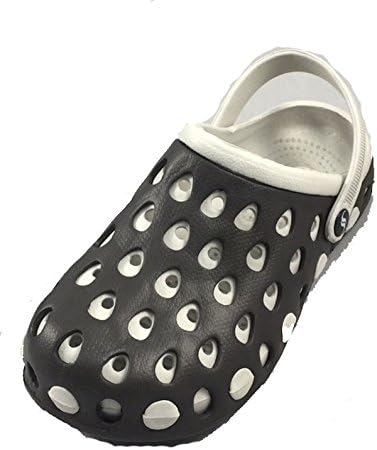 Shoe Shack Ladies' Garden Shoes Sandals Clogs (7, grey)