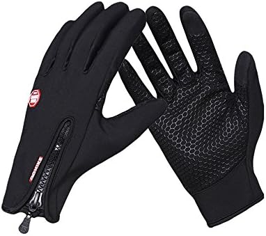 Tzsir Unisex Fleece Windproof Winter Outdoor Warm Gloves Touchscreen Gloves for SmartPhone