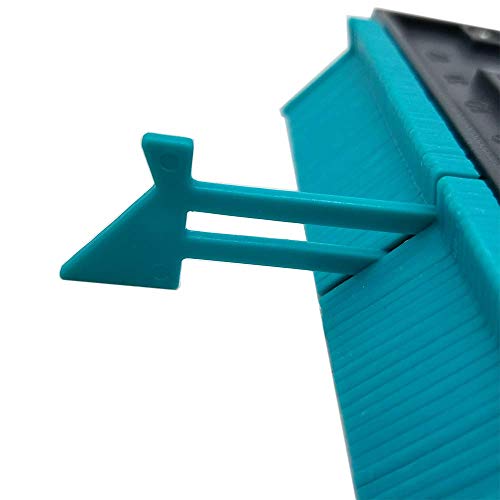 Contour Gauge Duplicator Ruled Contour Duplication Gauge Plastic Profile Copy Contour Duplicator 5 Inch Width Wood Marking Tool Tiles General Tools - Thumbnail 3