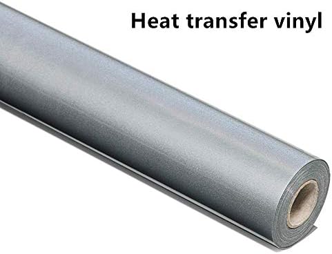 Queens style Heat Transfer Vinyl Grey HTV Rolls 12Inch x 12Feet for Shirts Iron on Vinyl Easy to Cut & Weed for DIY Heat Vinyl Design