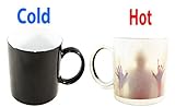 Moddan Fear The Walking Dead - Zombie Mug- Ceramic Heat Sensitive Color Changing Mug the Coffee Milk Hot Cold Heat Sensitive Color changing coffee Mug