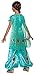 Disguise Disney Princess Jasmine Aladdin Deluxe Girls' Costume, Teal ,Medium (7-8)