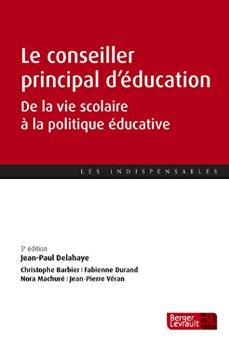Le  conseiller principal d'éducation