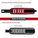 Magnetic Wristband, Dr.meter 2 Sizes of 10.6 & 18.9 Inches Length Red Color Magnetic Wrist Bands Tool Belt with Super Strong 15 Magnets, 2.2lb Capacity for Holding Screws Bolts Nails and Drill Bits