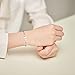 SHEGRACE Bangle 925 Sterling Silver Cuff Bangle for Girls with Wiredrawing Alphabet T, Silver