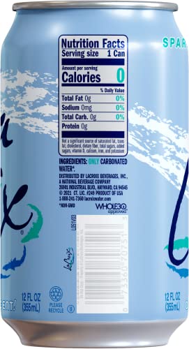 LACROIX SPARKLING WATER, PURE, 12 FL OZ (PACK OF 12)