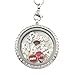 Infinity Love Alabama College Football Floating Charm Living Memory Locket Magnetic Closure 30mm Stainless Steel Pendant Necklace