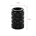 eBoot Tire Valve Stem Caps Wheel Air Valve Covers Dustproof Car Caps, Black, 4 Pieces