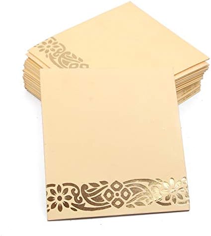 R B Creations Party Wear Handmade paper Envelope Casual, Party, Wedding Gift Pack of 25