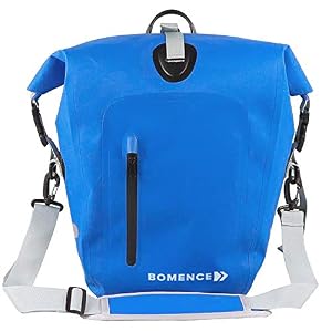 Bomenc Bike Pannier rack bag for bicycle, saddle bag, rear bike bag, 25L, 100% waterproof, cycling bag