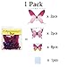 Ewong Butterfly Wall Decals, 36PCS 3D Butterflies Home Decor for Room, Wall Sticker for Girls Room Kids Bedroom Bathroom Baby Nursery Decoration (Pink)