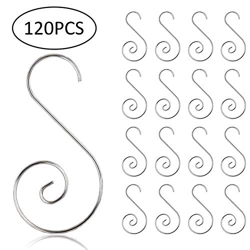Algopix Similar Product 2 - MELLIEX 120pcs Christmas Ornament Hooks