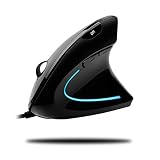 Adesso iMouseE1 - Vertical Ergonomic Illuminated Optical 6-Button USB Mouse - Right Hand Orientation