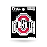 Rico Industries NCAA Ohio State Buckeyes Die Cut Team Logo Short Sport Sticker