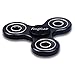 Tri-Spinner Fidget Toy 3D Printing Ceramic with Premium Quality EDC Focus Toy for Kids & Adults (Black)
