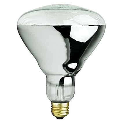 Amazoncom 125 Watt Clear Brooder Heat Lamp Bulb Chicken Coop Hen