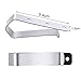 Canomo Stainless Steel Garage Door Remote Visor Clip Replacement for Liftmaster Sears Chamerlain Remote Controls(4 Pack)