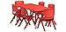 Flash Furniture Rectangular Activity Table Set, 24