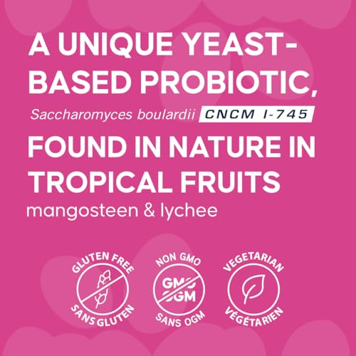 Florastor Kids - Saccharomyces Boulardii CNCM I-745 - Daily All in One Probiotic - Supports Gut Health & Immune System -The #1 Probiotic in class Wordlwide - For Kids - Fruit punch Flavor - 30 sticks