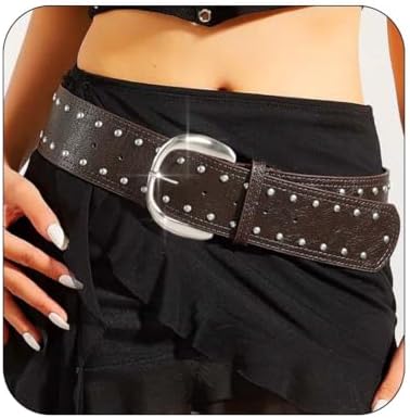 Genuine Italian Leather Belt for Women - 1 inch Wide, Made in France Handmade Italian Leather Women main image 3