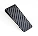 CL CARBONLIFE Carbon Fiber Money Clip Wallet, Business Card Holder RFID Protector Credit Card Holder Wallet Clips For Men (Black Matte M, 3.5
