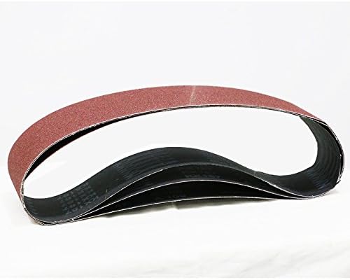 Dark Stone DS21278 6" x 48" 240 Grit Aluminum Oxide Sanding Belt, 3-pack