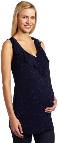 NOM Women's Maternity Brynn Ruffle top