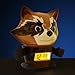 Bulb Botz 2021357 Guardians of The Galaxy Vol. 2 Rocket Alarm Clock