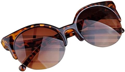 Kstare Semi Rimless Polarized Sunglasses Retro Sun Glasses for Men Women - UV400