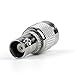 Areyourshop 10Pcs Adapter BNC Female Jack to TNC Male Plug Connector Straight F/M