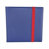 Dex Protection Dex Binder 12 Blue Deluxe Portfolio 12-Pocket Velvet-Lined Playset Album Holds 480 Cards Double Sided, Side-Load Binder fits Magic, Pokemon, Yu-Gi-Oh