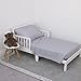 NoJo 3-Piece Toddler Sheet Set, Grey, 52