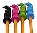 Chewy Pencil Toppers, Special Needs Sensory Motor Aid,Perfect For Autism or ADHD 4 Pack