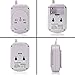 ALEMON Human Voice Prompt Gas Detector Alarm Combustible Gas Concentration Display with Battery Backup for Home