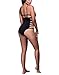 Vilover Womens Fashion Sexy Hollow Out Monokini Swimsuit