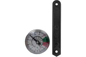 Rattleware Thermometer, Genuine Milk Frothing Thermometer and Barista Thermometer, Fast Readout and Clear Temperature Targets / 5" Probe, 1" Dial