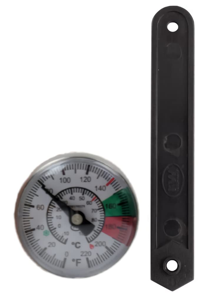 Rattleware Thermometer Set (7" Probe, 1" Dial) - Genuine Milk Frothing and Barista Thermometer, Perfect for Fast Readout and Clear Temperature Targets