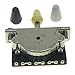 KAISH Heavy Duty 3 Way Guitar Pickup Lever Switch Pickup Selector Switch for Strat Tele with 3 Plastic Tips