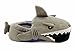Stride Rite Boy's Lighted Mouth Shark Slipper, Grey, 9/10