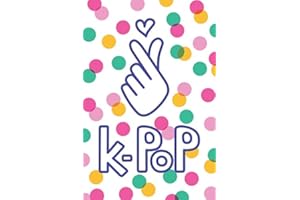 Composition Notebook: I Love K-pop Writing Journal: with finger heart sign is great for your ideas, Bias photo cards, writing lyrics, idol’s bio. 100 dotted pages. Great gift for girls! Saranghae!