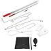Wallsmart Tools Autoparts 15 pcs Car Door Open Repair Tool Bump Key Emergency Tools Kit + Air Pump 1