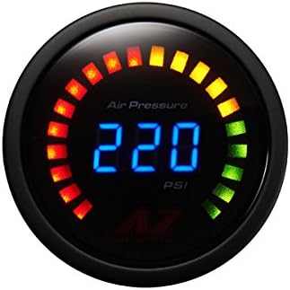 220PSI Black Digital Air Gauge w/ 1x Sending Unit
