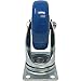 4 Pack Swivel Plate Casters On Blue Polyurethane Wheels (5 inch Plate)