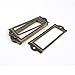 uxcell Office File Drawer Tag Label Holder 83mm x 30mm 8 Pcs Bronze Tone