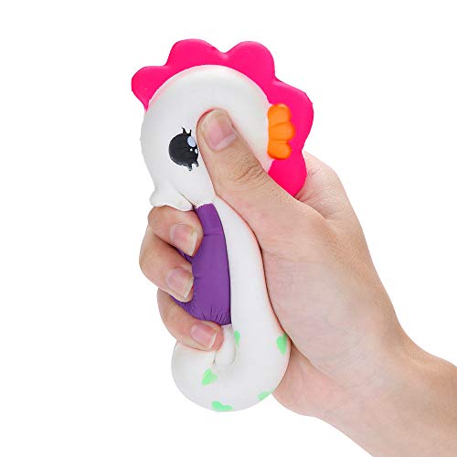 Squishies Seahorse Scented Slow Rising Squeeze Toys Stress Reliever Toys - Thumbnail 2