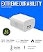 iPhone 8 Charger Set: iPhone X / 8 / 8 Plus / 7 Plus / 7 / 6 / 6S / 6S plus 5W 2.1A Power Adapter and Apple MFi Certified Lightning to USB Cable Kit by Ixir (1 Wall Charger + 1 Cable)