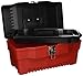 Stack-On PR-16 16-Inch Multi-Purpose Tool Box, Black/Red