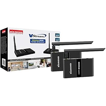 Diamond Multi- Channel 2X2 Wireless HDMI 5GHz Kit, Stream HD 1080P Video/Audio up to 150 ft from Any HDMI Source to HDTV/Monitor/Projector (VS300M)