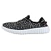 Alexis Leroy Spring Summer Women Court Fabric Athletic Moccasin Shoes (Black,39 M EU/8-8.5 B(M) US)