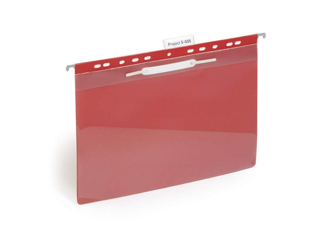 Durable 256003 Hanging Folders for DIN A4 Documents Pack of 25 Red